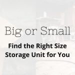 storage unit size